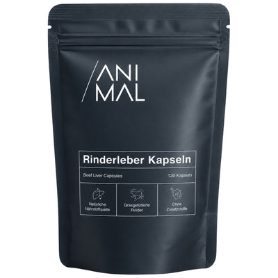 Rinderleber Kapseln - Grass Fed Beef Liver - 120 Kapseln