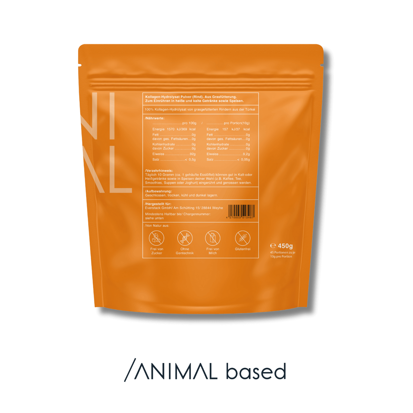 Nutritional information for Halal Collagen Peptides