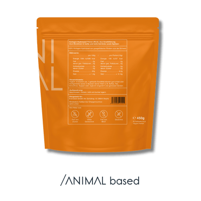 Nutrient profile of collagen peptides