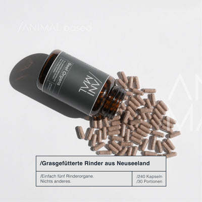 Grass Fed Beef Organs Capsules