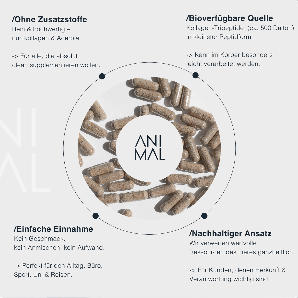 Collagen Tripeptide - mit natürlichem Vitamin C aus Acerola