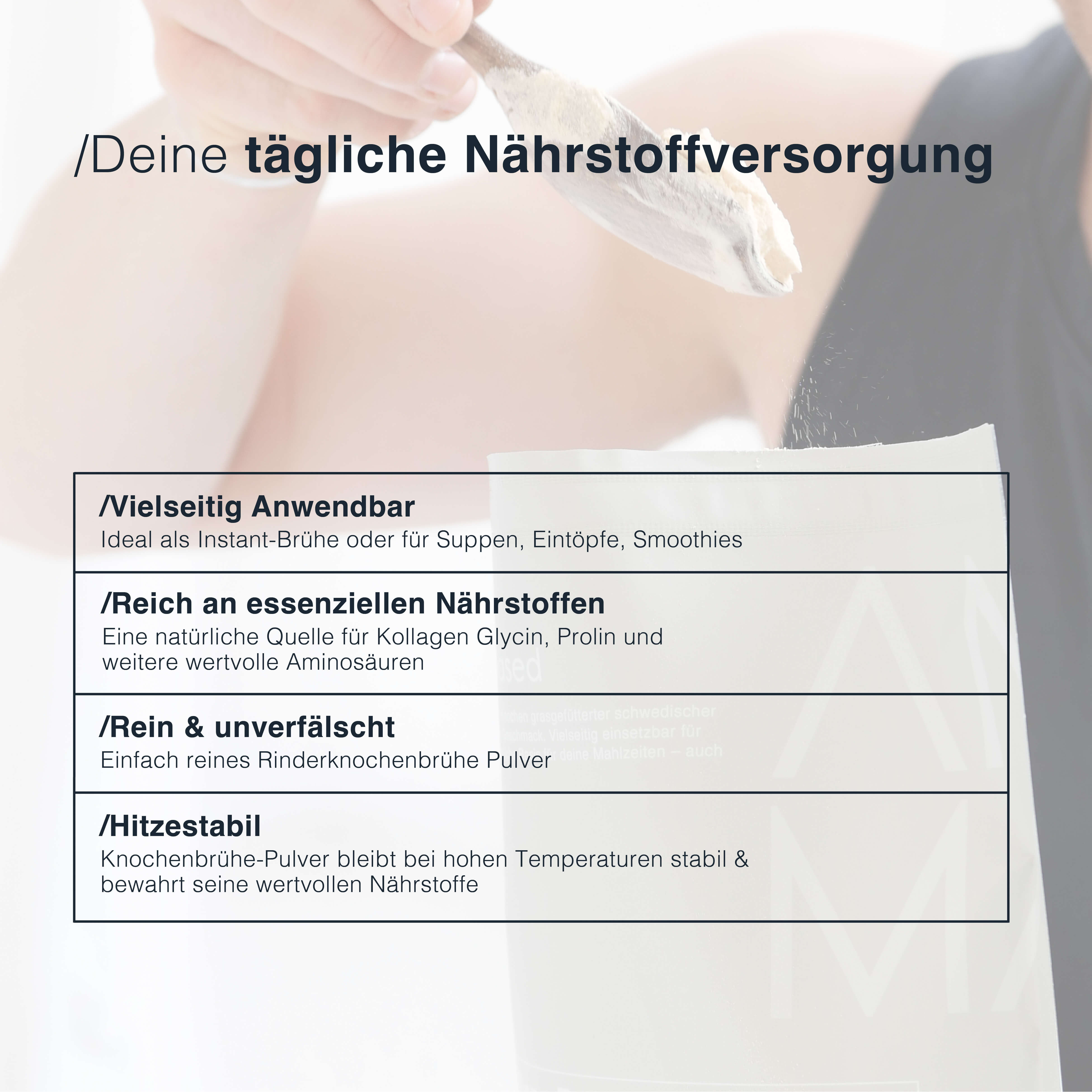 Knochenbrühe Pulver 500g